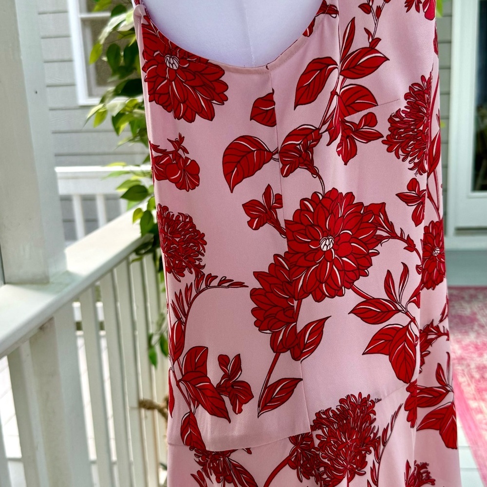 Gorgeous Cabi #5533 cranberry crush peblum floral tank-Small - Picture 5 of 13